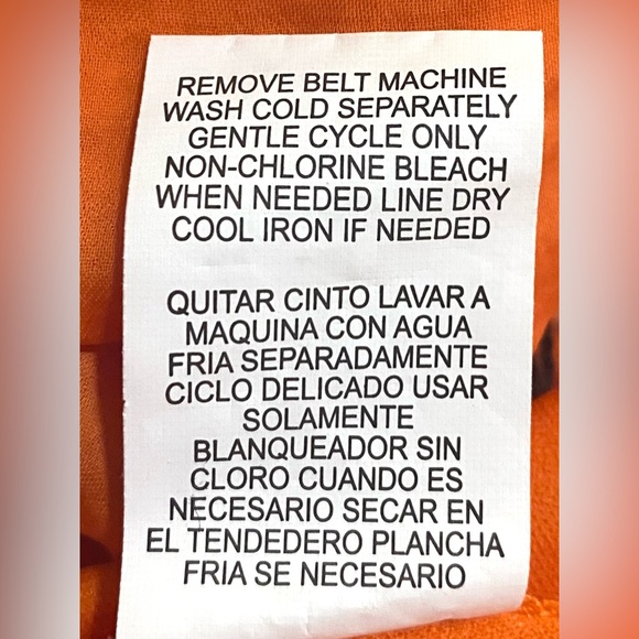 City Triangles Womens M Solid Orange Silk Sleeveless Dress Preppy Classic - Picture 15 of 15